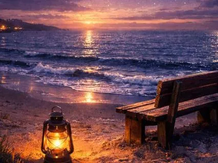The Lantern Path By The Quiet Sea | A Christian Sleep Story