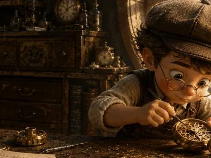 The Little Clockmaker: A Peaceful Bedtime Story For Children