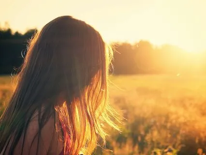 The Little Girl And The Butterfly