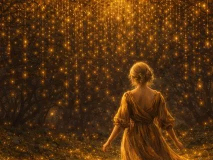 The Night Garden Of Falling Gold | Story For Rest And Sleep