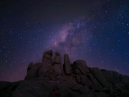 The Night Sky Moves Forward