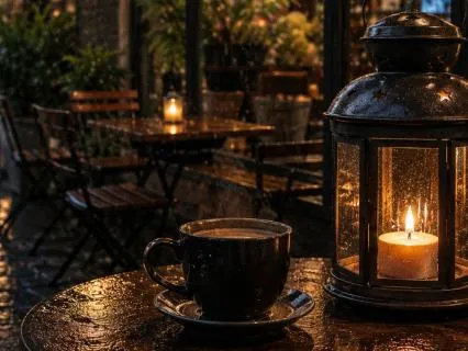 The Rain Lantern Cafe: A Cozy Sleep Story