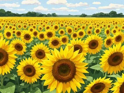 The Summer Solstice Sunflower Field