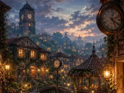 The Time-Shifted Village: A Magical Sleep Story