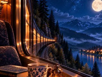 The Train Between Dreams: A Magical Sleep Story