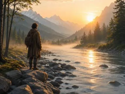 The Traveler And The River: A Journey Into Stillness