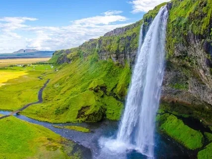 The Tune Of Seasons: Autumn Waterfall