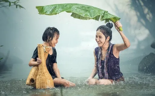 Theta Binaural Beats Rain Soundscape Relaxing Ambient Music