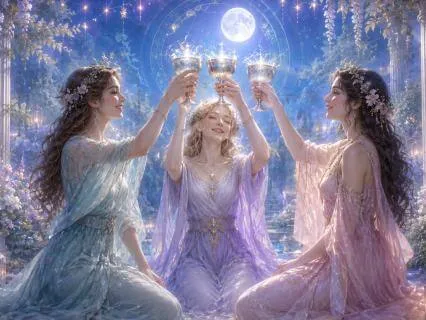 Three Of Cups Tarot Card Meditation