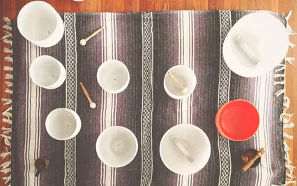 Throat Chakra Crystal Singing Bowls