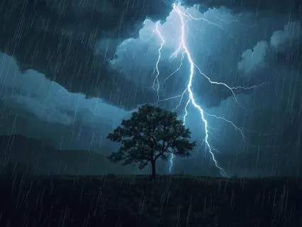 Thunder and Rain Storms from Australia 3hr