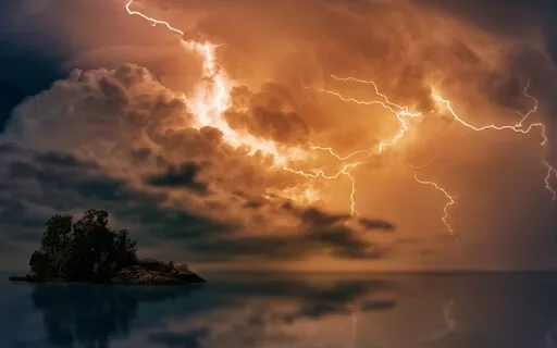 Thunder Storm, Rain, And Crickets