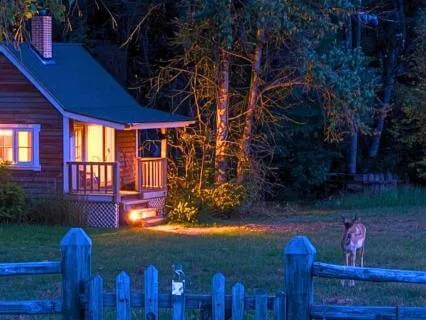 Tiny House At Dusk Sleep Story