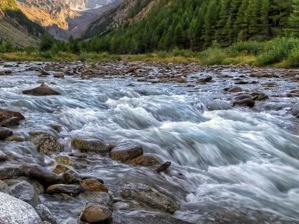 Tranquil Currents: 20 Minutes Of A Bubbling River's Song