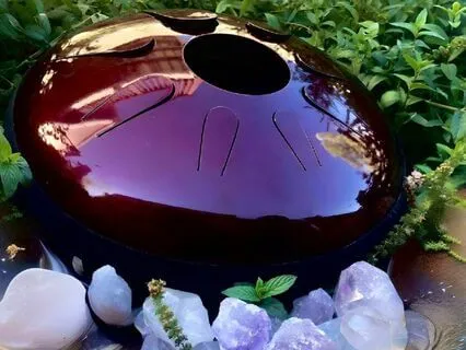 Tranquil Handpan with Water Sounds in 528Hz