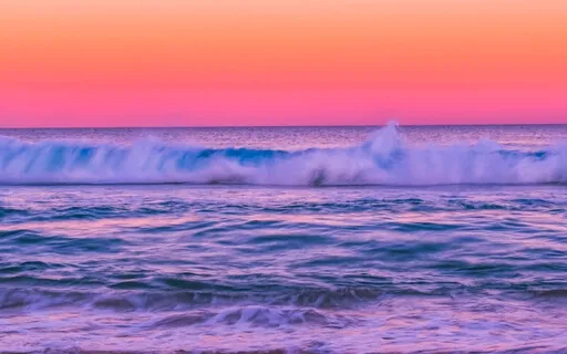 Tranquil Ocean Waves And Drones