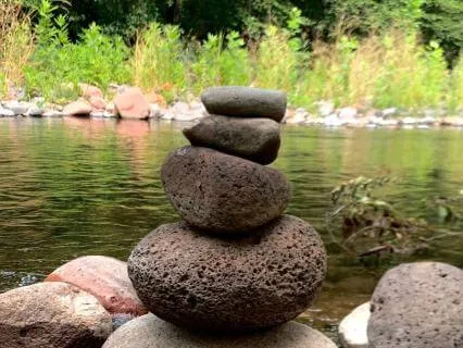 Tranquil River Stones