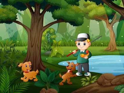 Tucker & Leo Go Fishing