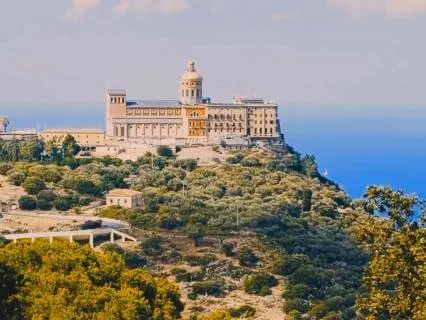 Tuning Fork Sound Reset & Monastery View Over Sicily Seaside