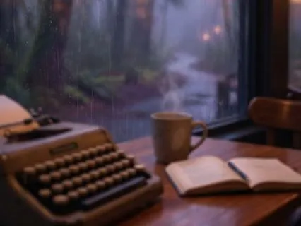 Typing And Rain For Focus