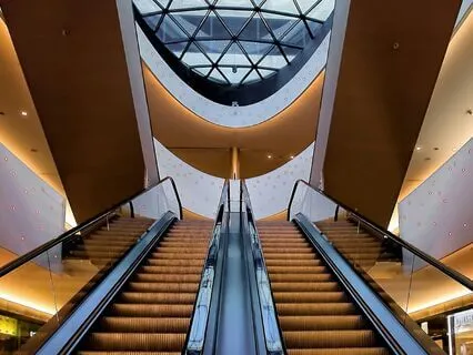 Unlikely Subjects For Reflection: Escalators