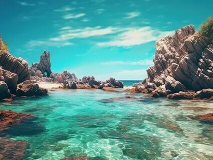 Uplifting Piano Music & Ocean Wave Sounds (The Blue Lagoon)