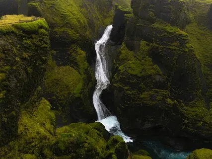 Walk By Icelandic River Bank