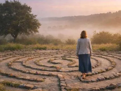 Walking The Labyrinth: 7-Minute Breath-Focused Meditation