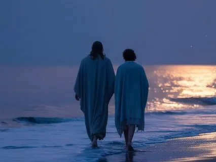 Walking With God Along The Seashore | A Peaceful Sleep Story