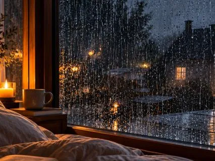 Warm Inside, Rain Outside | Safe & Cosy While the Rain Falls