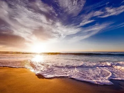 Warm Piano With Ocean Sounds