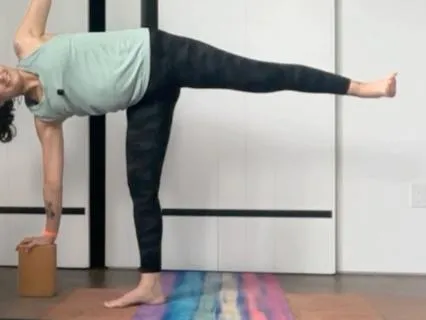 Warriors And Half Moon: A Vinyasa Flow