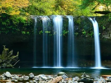 Wash Away The Stress Under A Waterfall