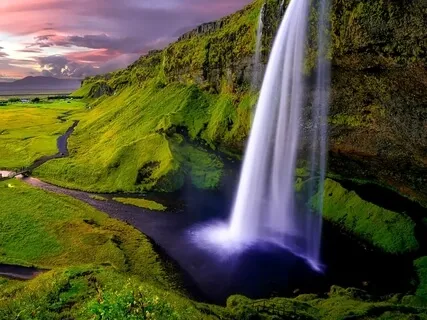 Waterfall In Sweden / Wasserfall In Schweden / Cascada En Suecia / Cascade En Suède