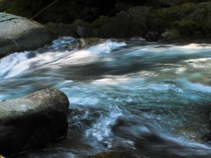 Waterfall Returning To The Flow