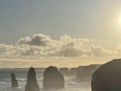 Waves On Great Ocean Road: Australia With Minimalist Music
