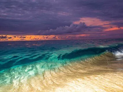 Waving At The Ocean From The Morning Sky