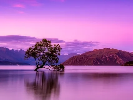 When The Mountains Turn Pink