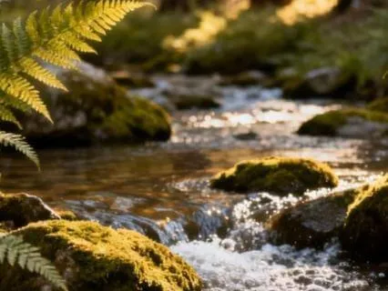 When Your Mind Won’t Slow Down| Grounding By A Gentle Stream