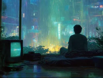 White Noise Rain Storm 8hr Sleep Session