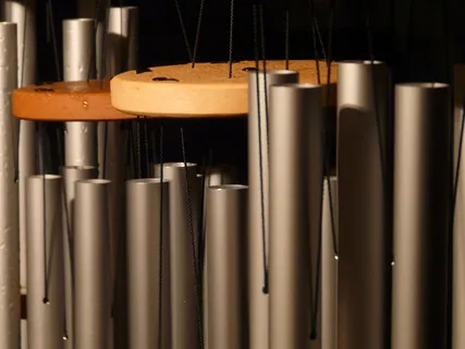 Wind Chimes Against A Gentle Breeze For Relaxation & Baby Sleep