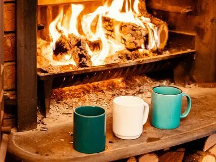 Winter By The Fire Making Hot Chocolate Ambiance