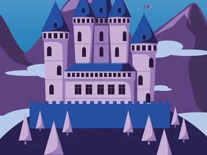 Winter Castle Walls