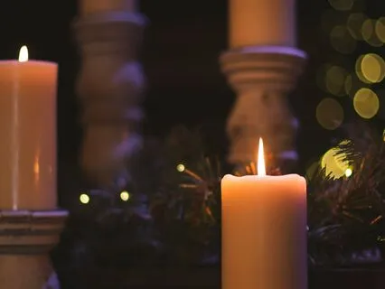 Winter Night In Bath, England