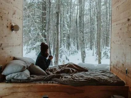 Winter Snowfall Ambiance Steps In The Snow