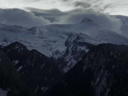 Winter Thunderstorm Evening Contemplation