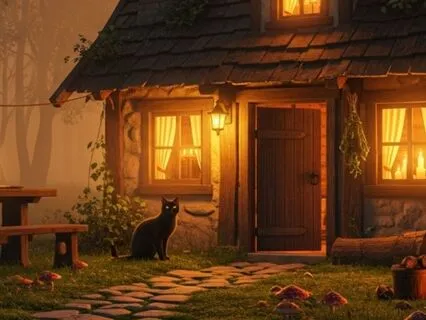 Witch’s Cottage A Magical Journey Of Rest Calm Inner Peace