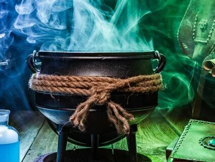 Witch's Kitchen Ambience Boiling Cauldron Halloween 2 Hours