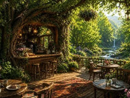Woodland Butterfly Café Relaxing Ambient Music