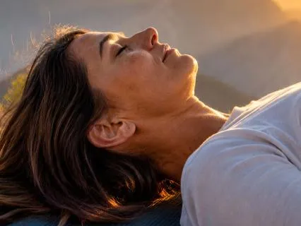 Yoga Nidra Deep Rest | 528 & 639 Hz | Heart Healing Mountain